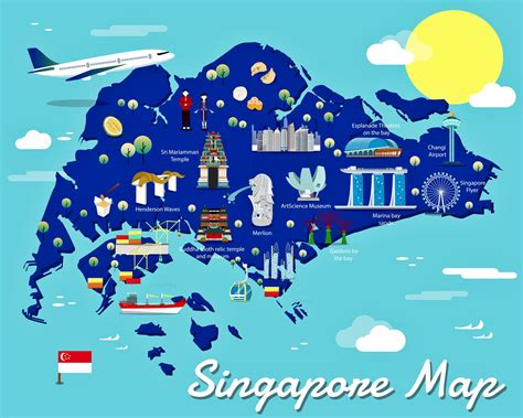 singapore attractions map